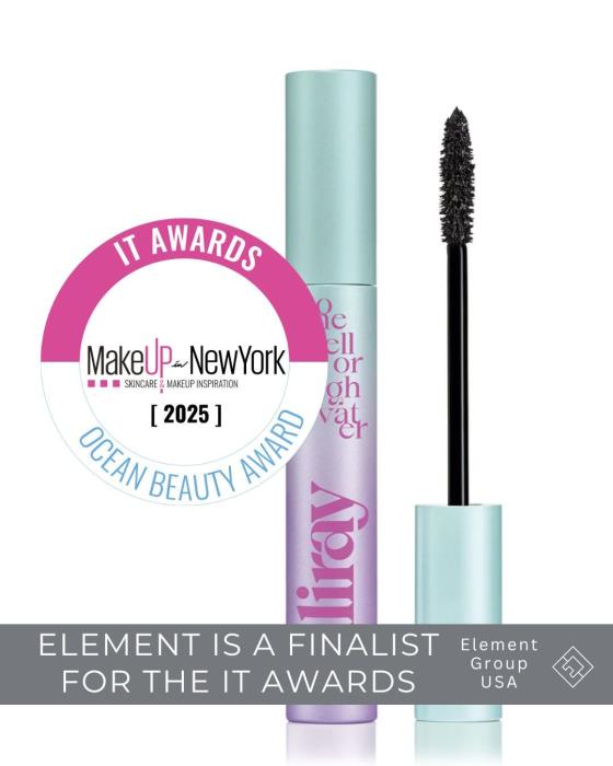 Elements 100% PCR Mascara is Named Finalist in the IT Awards at MakeUp in New York