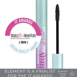 Elements 100% PCR Mascara is Named Finalist in the IT Awards at MakeUp in New York